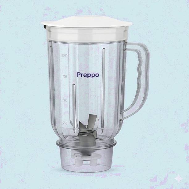 Preppo Plastic Blender Jar | Shaker | Plastic Juicer Jar | (1000ML)9 Mixer Juicer Jar