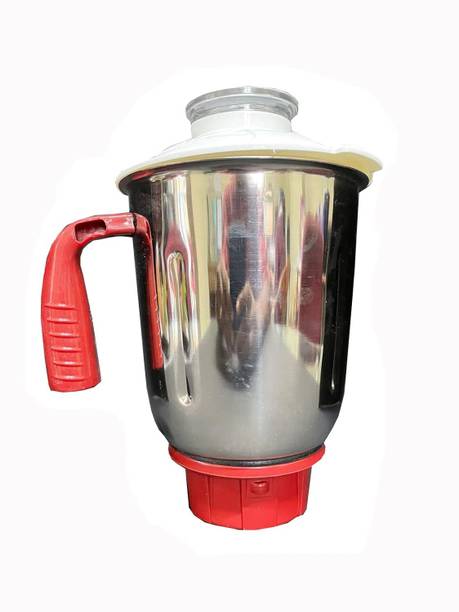 Pardzworld Jar 1.5 Liters with Handle Lid & Filler Cap, for Mixer Grinders Match-Buy Mixer Juicer Jar