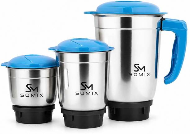 SOMIX Mixer Grinder Replacement Jar Set | Blender, Grinding & Chutney Jars Mixer Juicer Jar