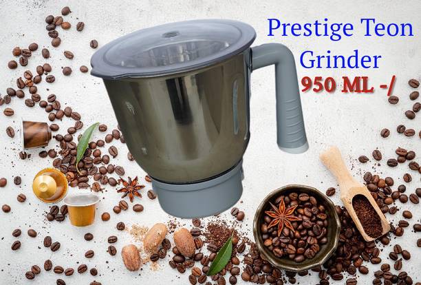 Prestige TEON GRIINDER JAR [Stainless Steel ] MEDIUM JAR ! Mixer Juicer Jar