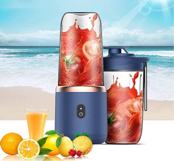 KRYSTIA Portable Blender For Smoothie And Juices Rechargeable Blender Bottle Mixer Juicer Jar