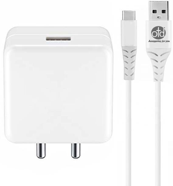 OTD Wall Charger Accessory Combo for OnePlus 6, OnePlus 5T SUPERVOOC / DART 33W 5V/6A Charging with Type C Cable