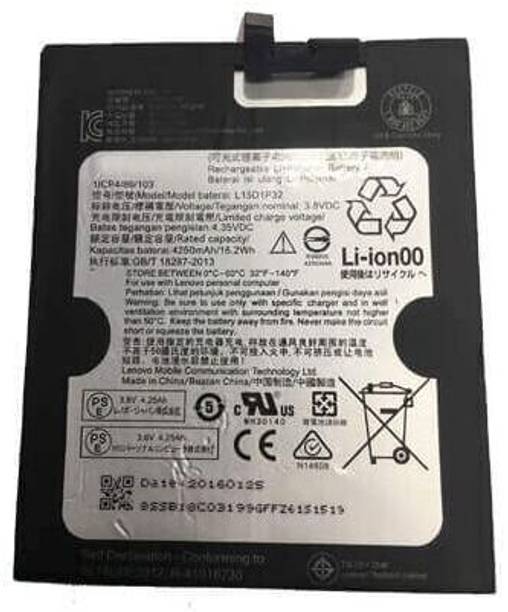 ROSKET Mobile Battery For  Lenovo Phab 1 PB1-750M (L15D1P32) 4250 mAh