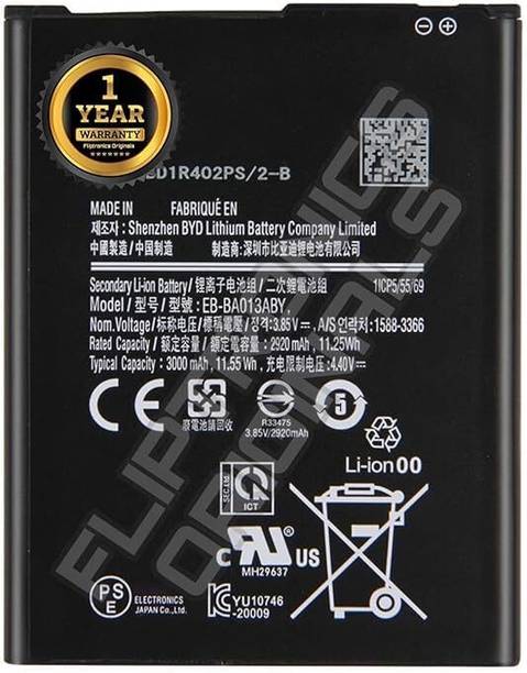 FLIPTRONICS ORIGINALS Mobile Battery For  Samsung Original EB-BA013ABY Samsung Galaxy M01-core/A01-core with 1 Year Warranty