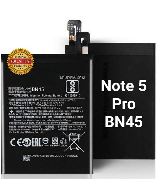 MATSV Mobile Battery For  Xiaomi Redmi Note 5 Pro/ BN45/ 4000mAh