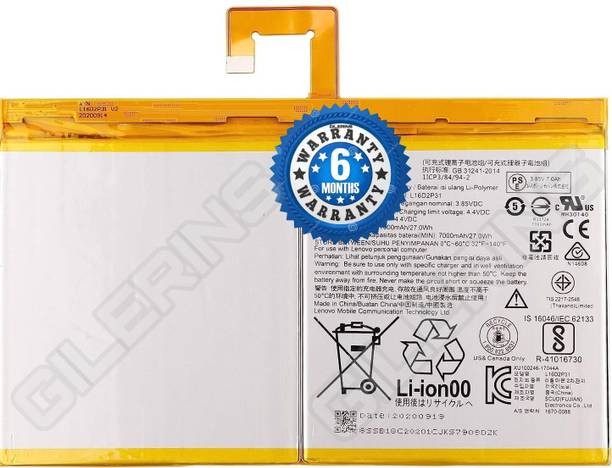 GILERINS Mobile Battery For  Lenovo Original L16D2P31 Battery for Lenovo Tab 4 10 with 6 Months Warranty (A030)