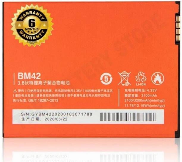 THE BATTERY STORE Mobile Battery For  Redmi Original BM42 Battery for Redmi Note 3G/4G Note with 6 Month Warranty
