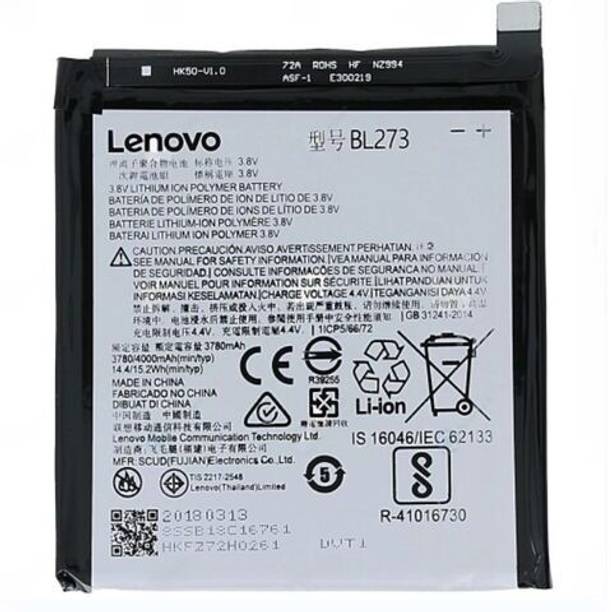ROSKET Mobile Battery For  Lenovo K6 Note (BL273) 4000mAh