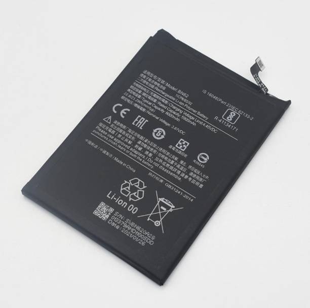 BRAVEHEART Mobile Battery For  Xiaomi Poco M3 Note9 4g Redmi Note9 Bn-62 6000mAh
