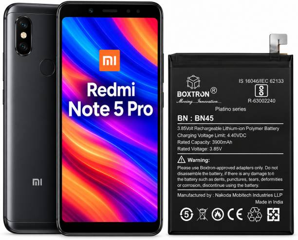 Boxtron Mobile Battery For  Xiaomi Redmi Note 5 Pro (Battery Model: BN45 Original)