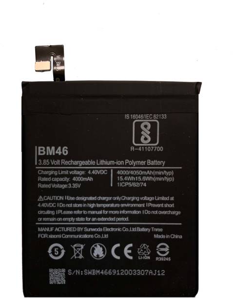 Close2deal Mobile Battery For  Xiaomi Redmi Xiaomi Redmi Note 3 BM46