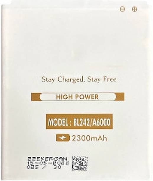 imbi Mobile Battery For  BL242 BL242 Battery Lenovo A6000 / K3 / K30-W / A3860 / A3580 / A3900 / A6010