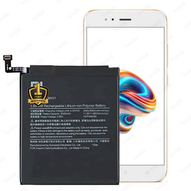 AuviPal Mobile Battery For  Xiaomi BN31 Redmi Note 5A / Redmi Y1