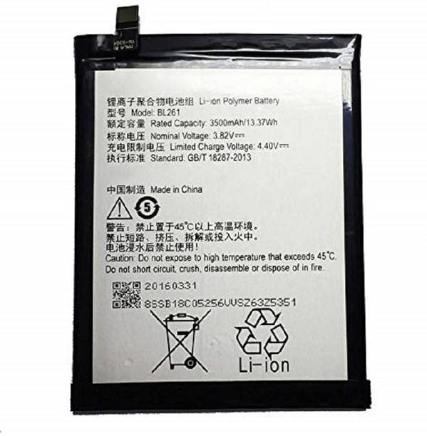 APTIVOS Mobile Battery For  Lenovo VIBE K5 NOTE/ A7020 (BL-261) 3500 mAh
