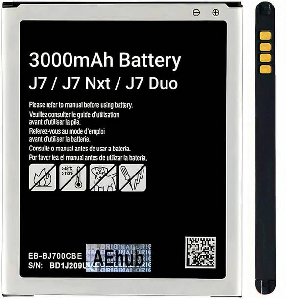 AEHUB Mobile Battery For  Samsung Galaxy J7 / 3000mAh