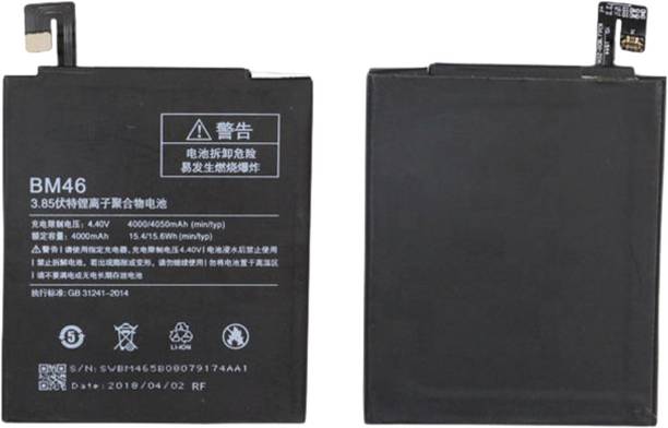 Eizlxq Mobile Battery For  BM-46 Compatible With MI Note 3X / 3i Pro (With 1 Month Warranty)