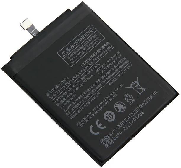 Close2deal Mobile Battery For  Xiaomi Redmi Redmi 5A / BN34