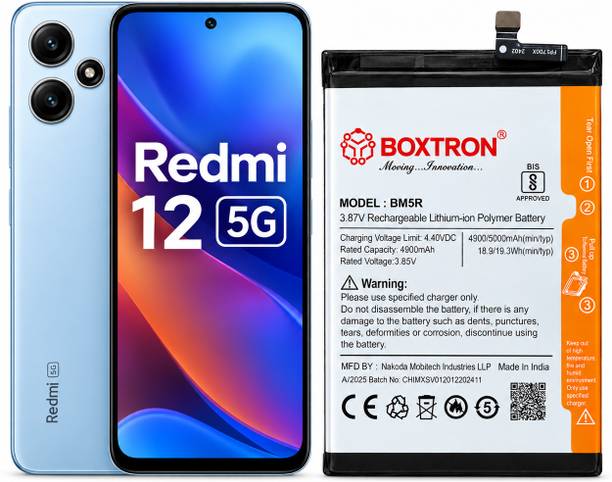 Boxtron Mobile Battery For  Xiaomi Redmi 12 5G (Battery Model: BM5R Original)