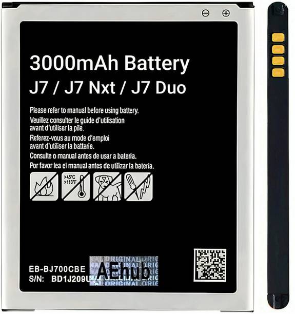 AEHUB Mobile Battery For  Samsung Galaxy J7 Nxt / J7 / J7 Neo / J7 Core / J4 / J7 Duo / On7 / On7 Pro / 3000mAh