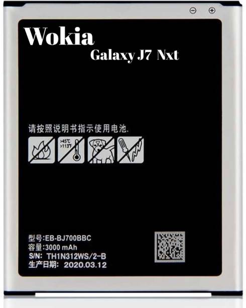 Wokia-Electronics Company Mobile Battery For  Compatible Samsung Galaxy J7 Nxt (J700F) / 3000mAh(Premium Quality)