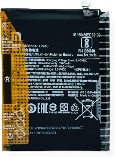 SUPERCART Mobile Battery For  Xiaomi Redmi Y3 / Note 6 / Redmi 7 / Note 8 Model BN46