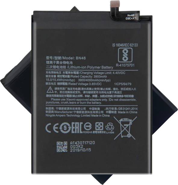Eizlxq Mobile Battery For  BN-46 Compatible With MI Y3, and Note 8T (With 1 Month Warranty)