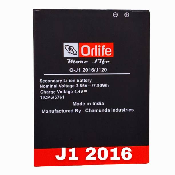 orlife Mobile Battery For  Samsung J1 2016 (1 Year Replacement Warranty)