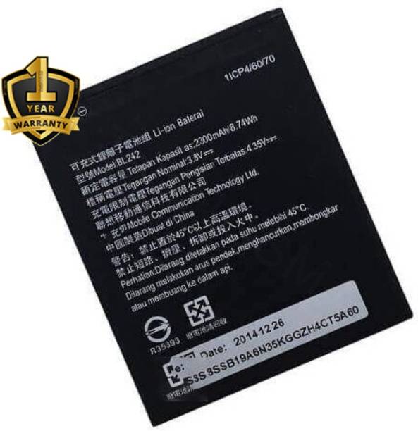 Ximytec Mobile Battery For  Lenovo Lenovo A6000, A6000 Plus, A6010, K3, K30, A3580, A3860,A3900