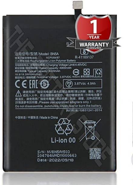 THE BATTERY STORE Mobile Battery For  Redmi BN5A Battery for Redmi Note 10 5G (Poco M3 Pro 5G) with 1 Year Warranty