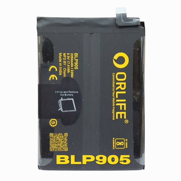 orlife Mobile Battery For  Oppo Reno 7 Pro 5G | BLP905 ( 1 Year Replacement Warranty)