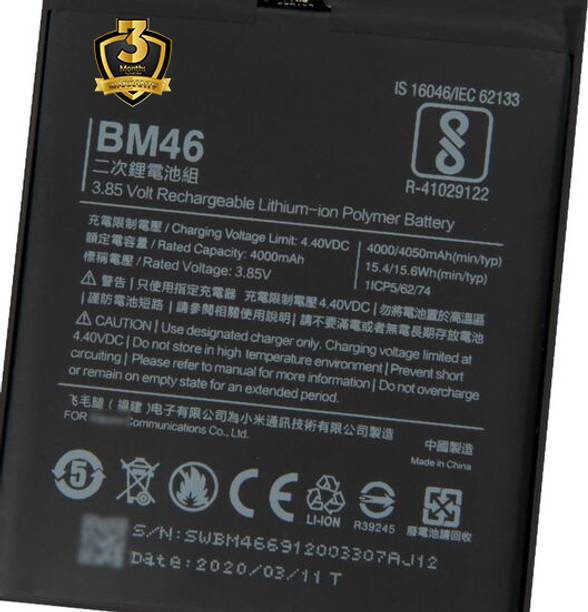 Tech4GSM Mobile Battery For  Xiaomi Xiaomi Redmi Note 3/3 Pro.
