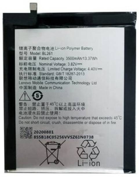 imbi Mobile Battery For  Lenovo K5 Note BL-261 BL261 Lenovo K5 Note BL-261