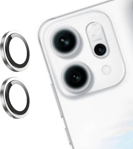 MOBCART Back Camera Lens Glass Protector, Camera Lens Ring Guard Protector for Oppo Reno 14 5G – 9H Tempered, Scratch-Resistant, Camera Lens Protector (Silver)