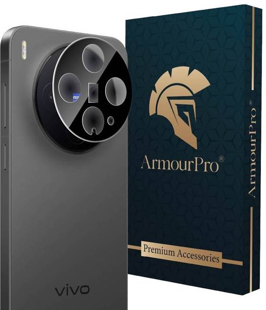 ArmourPro Back Camera Lens Glass Protector for Vivo X300 5G, X300, Black Camera Lens