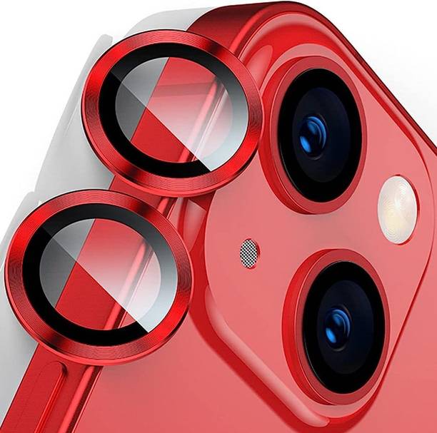 A3sprime Back Camera Lens Ring Guard Protector for APPLE iPhone 13, Color - Red