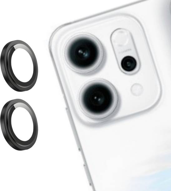 MOBCART Back Camera Lens Glass Protector, Camera Lens Ring Guard Protector for Oppo Reno 14 5G – 9H Tempered, Scratch-Resistant, Camera Lens Protector (Black)