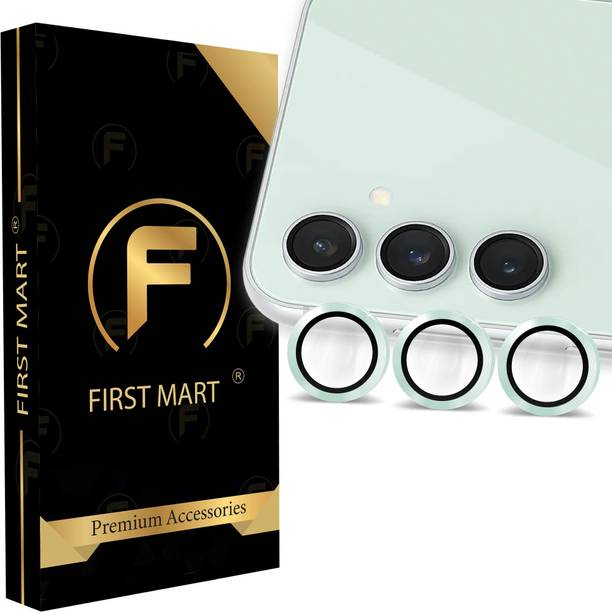 FIRST MART Back Camera Lens Ring Guard Protector for Samsung Galaxy S23 FE, Samsung S23 FE, Green Camera Ring Guard