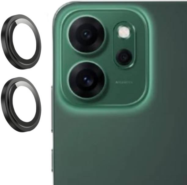 MOBCART Back Camera Lens Glass Protector, Camera Lens Ring Guard Protector for Oppo Reno 14 5G – 9H Tempered, Scratch-Resistant, Camera Lens Protector (Black)