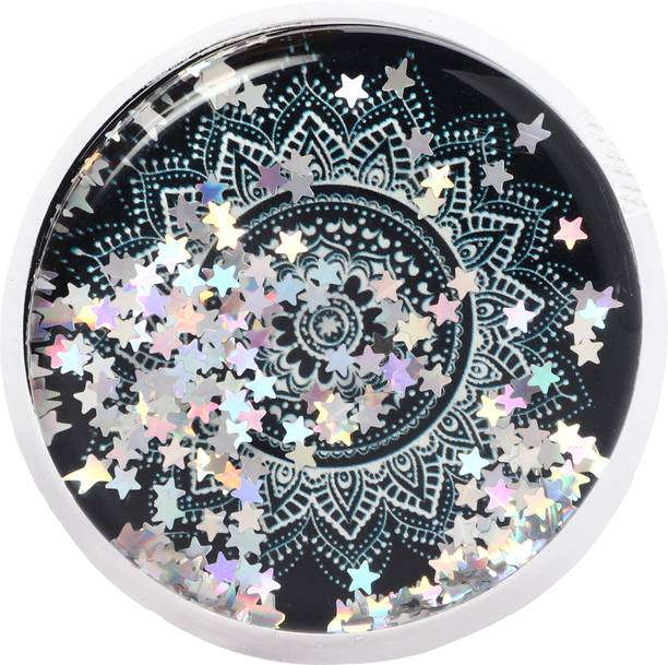 KRZNA PopupGelMobile/SocketHolder - MandalaBlack Mobile Holder