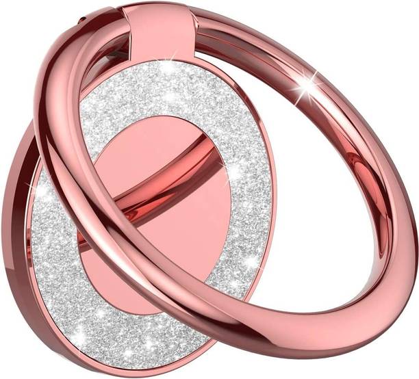 befunky Glitter Bling Mobile Phone Ring Stand Holder Magnetic Finger (Rose Gold) Mobile Holder