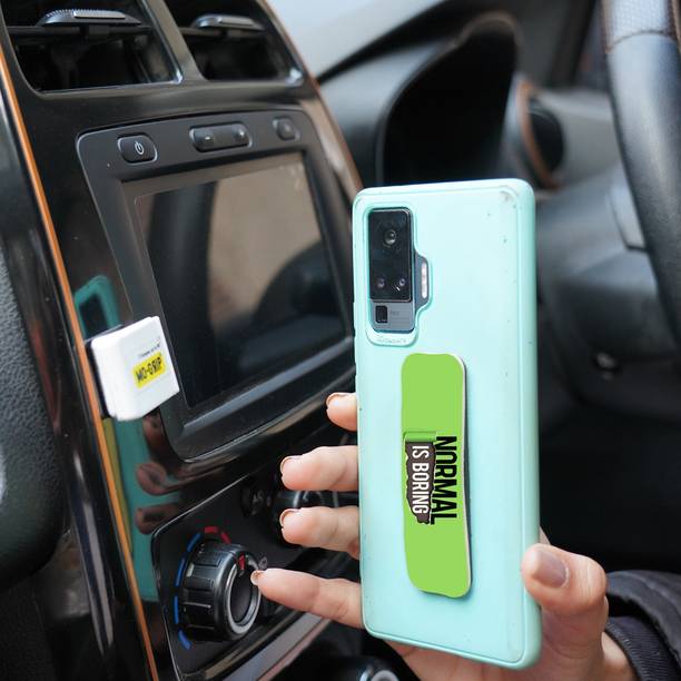 MO-GRIP Mobile Clip Holder 90° Rotation Stick-on Phone Holder Clip , Normal Is Boring Mobile Holder