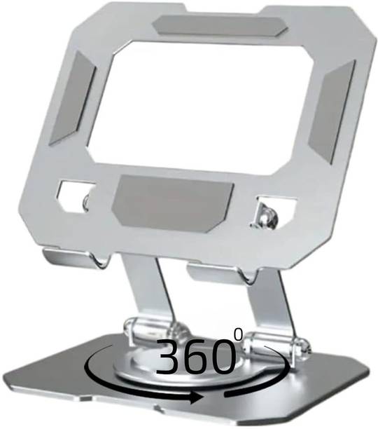 ZIRAK Tablet Stand with 360° Rotating Base Compatible with up to 13 inch Tablet Mobile Holder