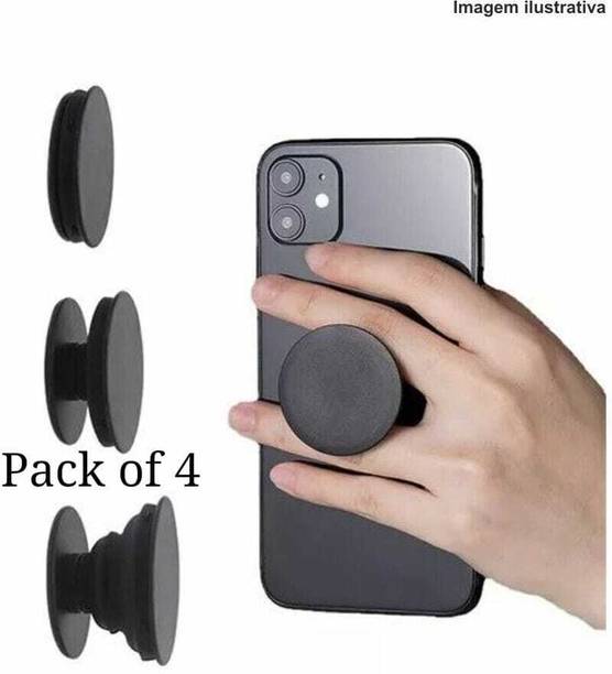 SHIKOHABAD HUB Pack Of 4 Mobile Pop Socket Mobile Holder Phone grip Mobile Holder