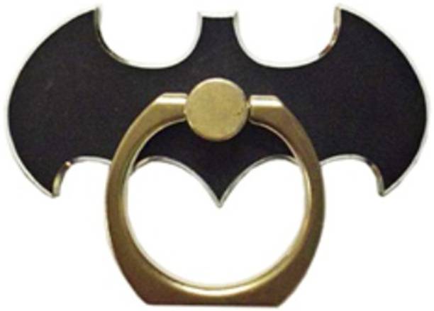P s retail Ultra Thin Bat Finger Ring Holder Smartphone Stand Grip- Black - 1Pc/ Pack Mobile Holder