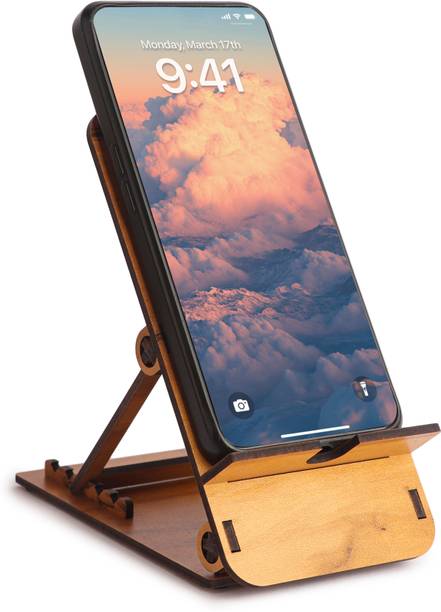 Flipkart SmartBuy Foldable, Different Angles and Portable wooden Mobile Stand Mobile Holder