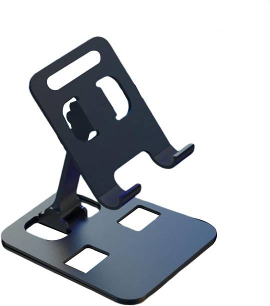 En ligne Aluminium Foldable Portable Non-Slip Mobile/Tablet Stand Anti Skid, Light Weight Mobile Holder