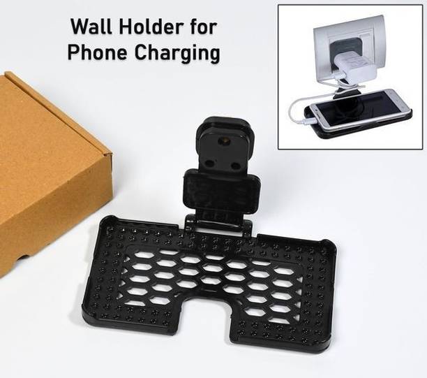 इएन लिगने Multi-Purpose Wall Holder Stand for Charging Mobile Just Fit in Socket. मोबाइल होल्डर