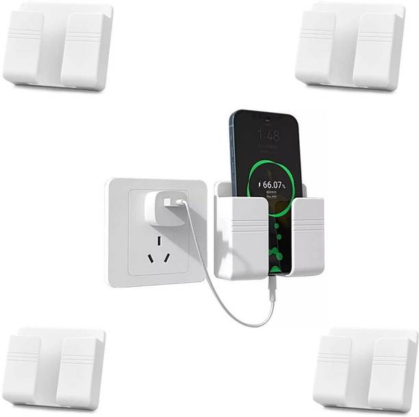 thekiteco. Wall Mounted Mobile Holder Mobile Stand Universal Phone Stand - White Pack of 5 Mobile Holder
