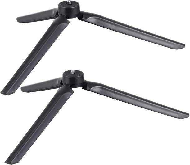 Flaxzy Mini Tripod with Phone Clamp. for Mobile Phone Cellphone Phone Tripod Black Mobile Holder