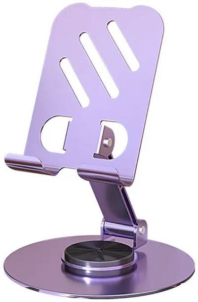 MZN Enterprises Foldable 360 Rotation Adjustable for Mobile Phone & Tablet Mobile Holder